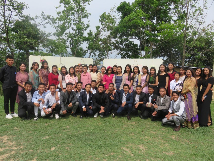Outgoing students of Peren Government College Peren during its 35th Parting Social held unfer the theme “Paradise Awaits” on May 12. (Photo Courtesy: PGC)